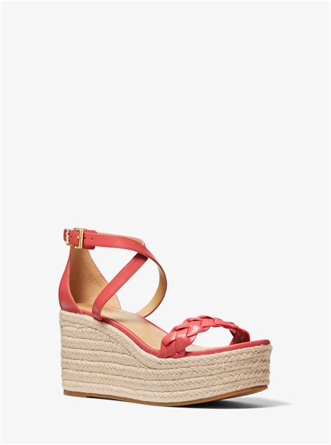 Serena Leather Wedge Sandal 